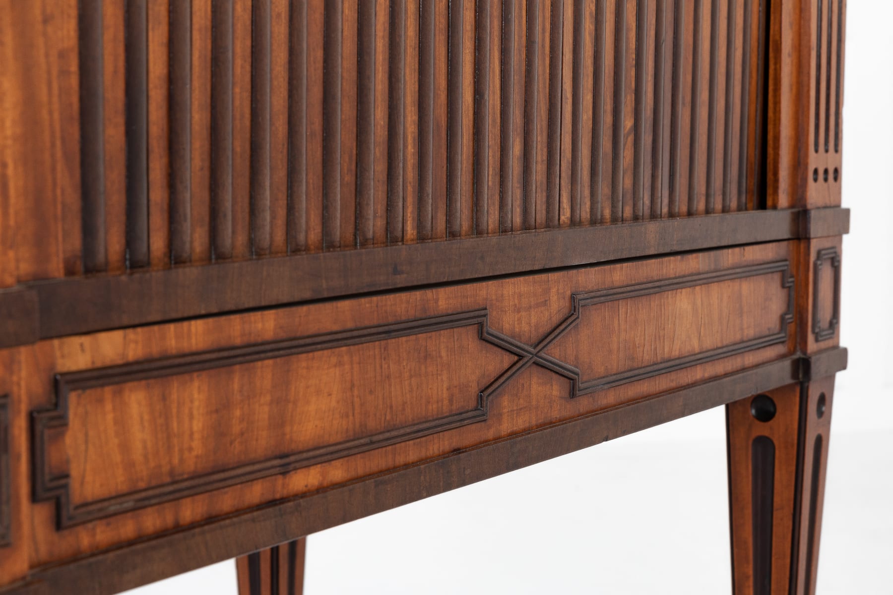 18th Century Dutch Tambour Cabinet