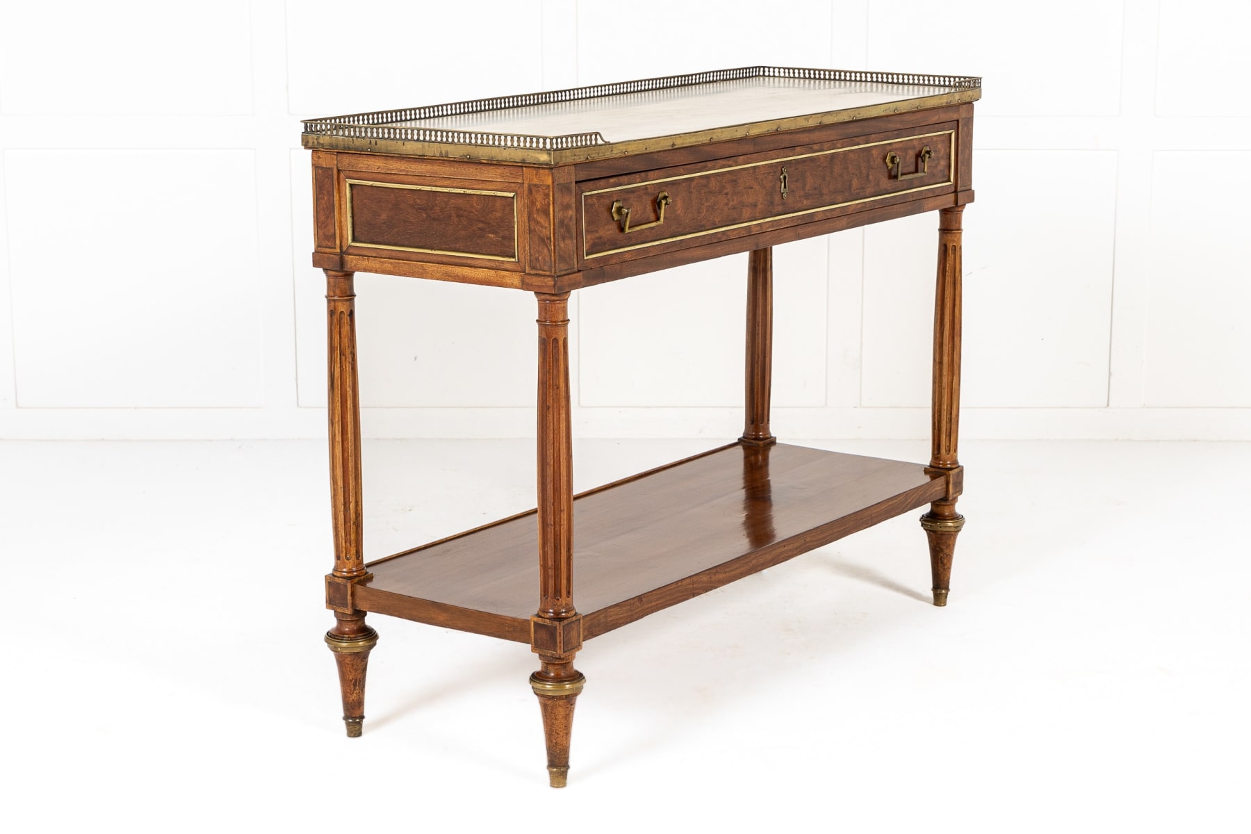 18th Century Louis XVI Period Mahogany Console Table