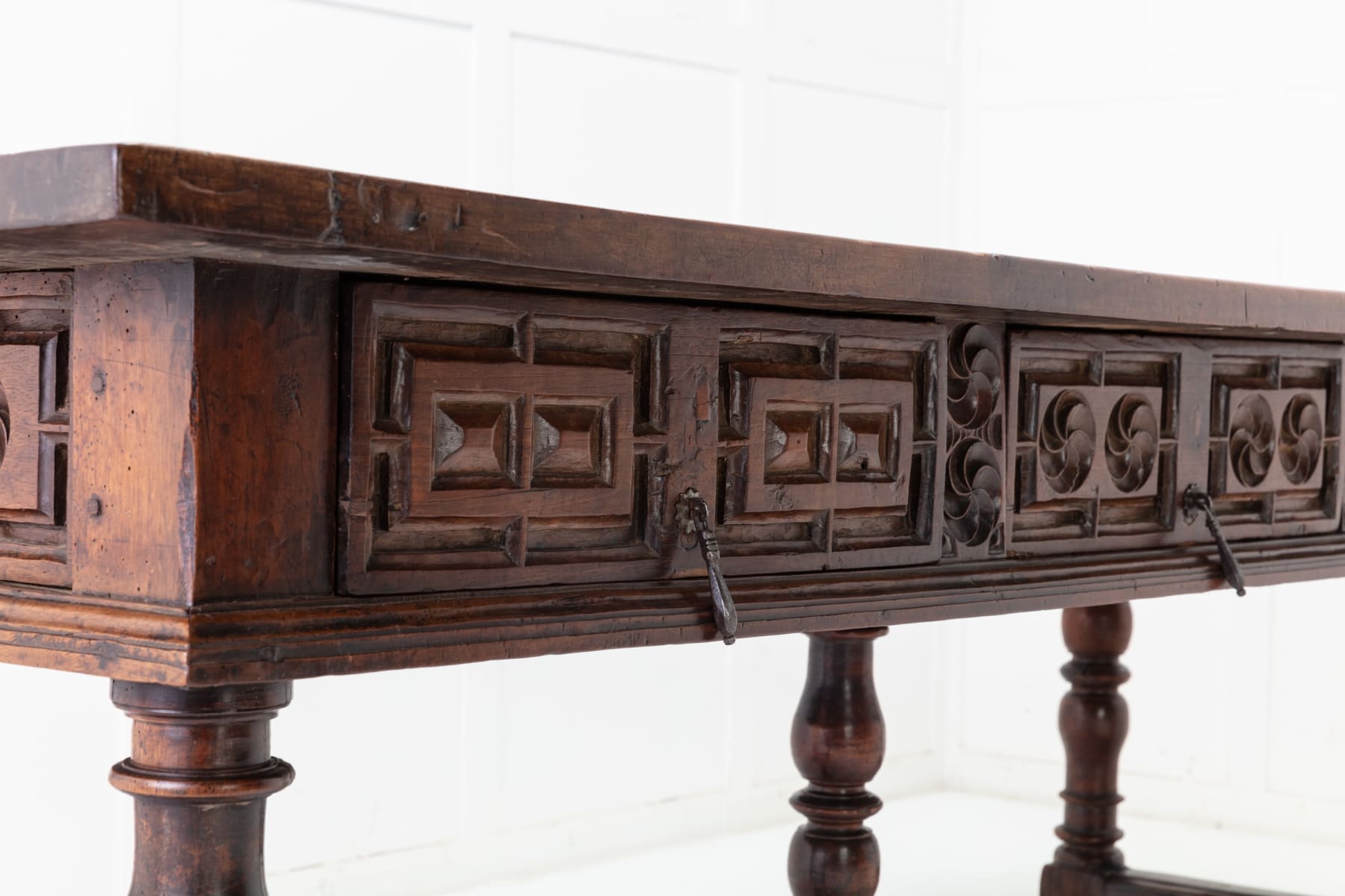 SOLD, Large 17th Century Spanish Walnut Table