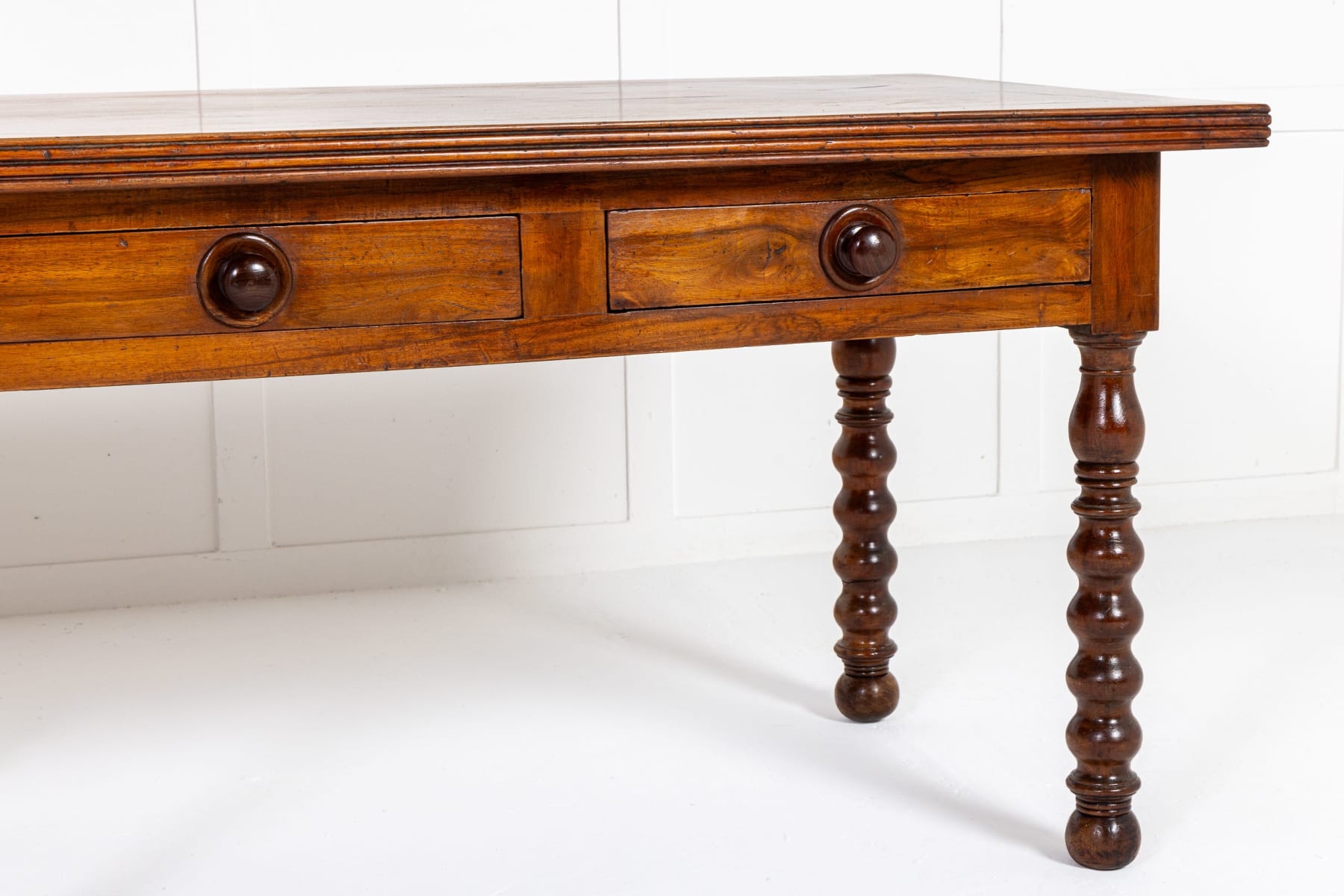 19th Century French Walnut Serving Table