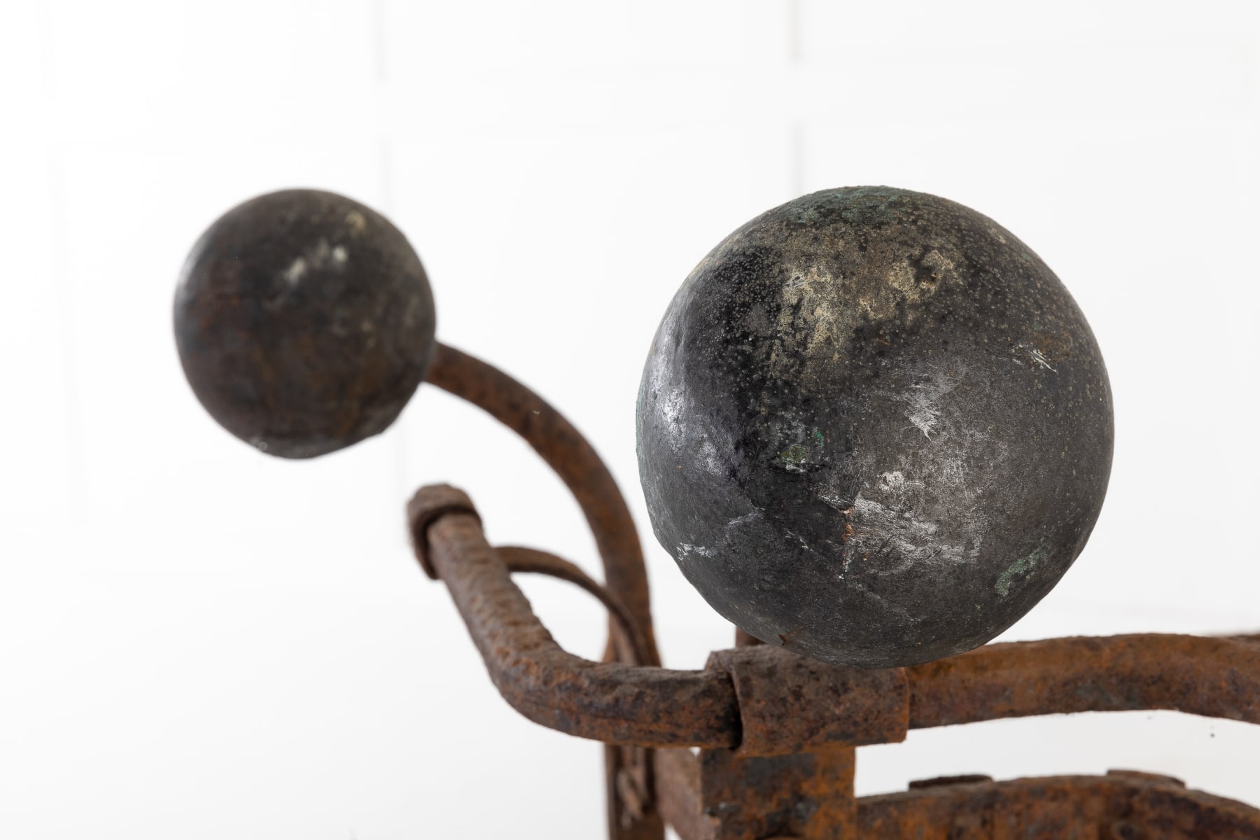 SOLD, Early 18th Century Dutch Wrought Iron Fire Basket