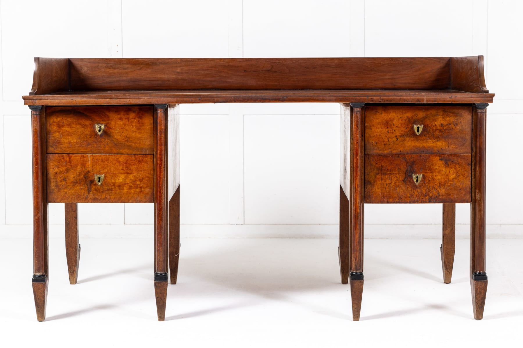Grand Scale 18th Century Italian Walnut Desk