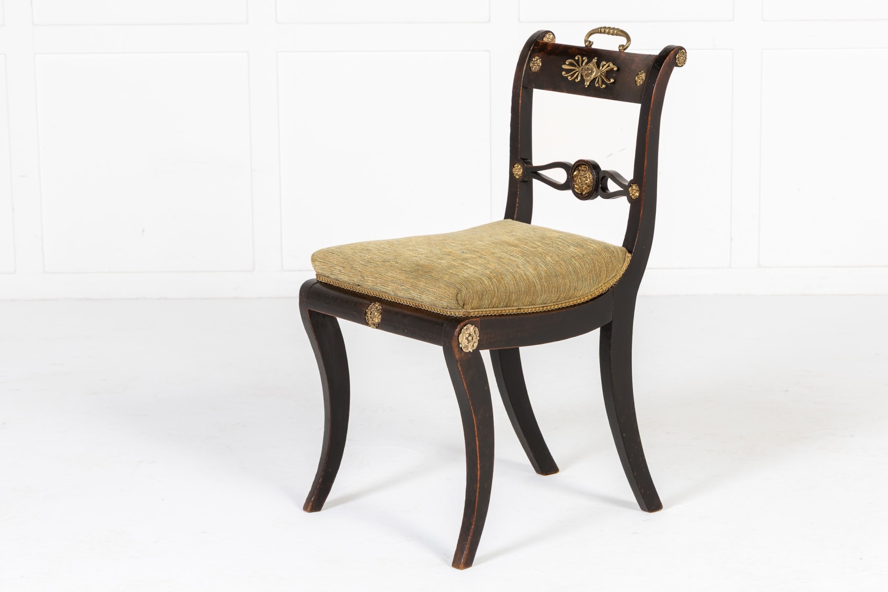 Set of Six Early 19th Century English Regency Dining Chairs