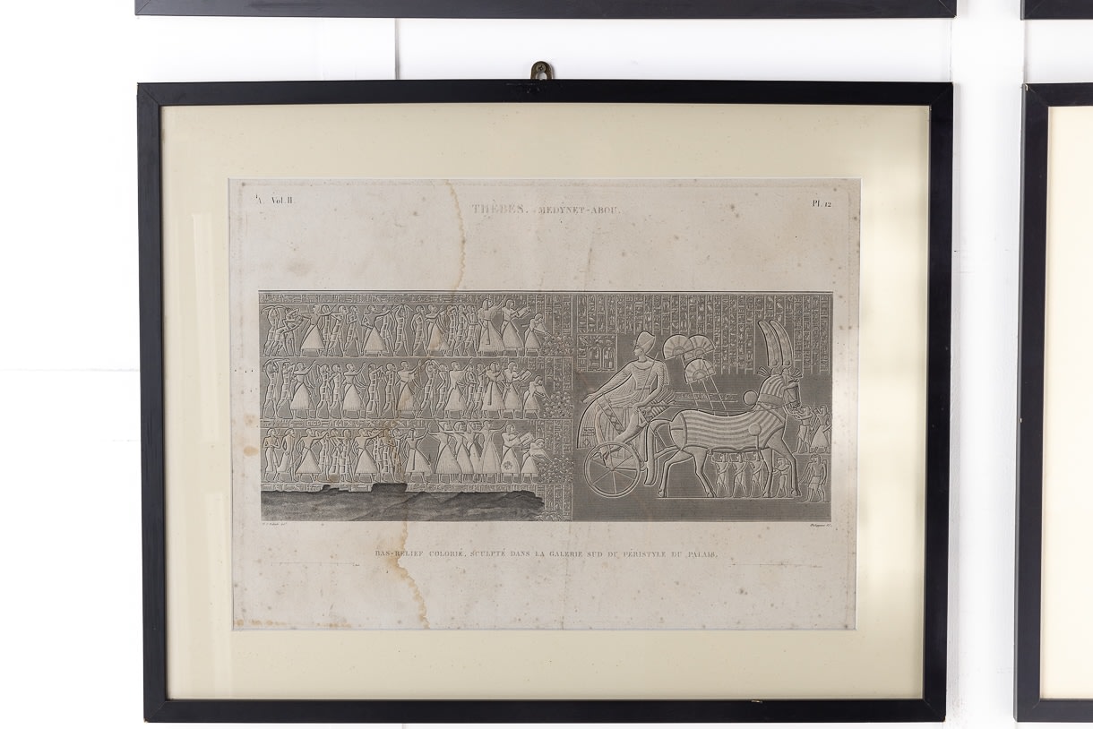 Set of Four 19th Century Framed Etchings
