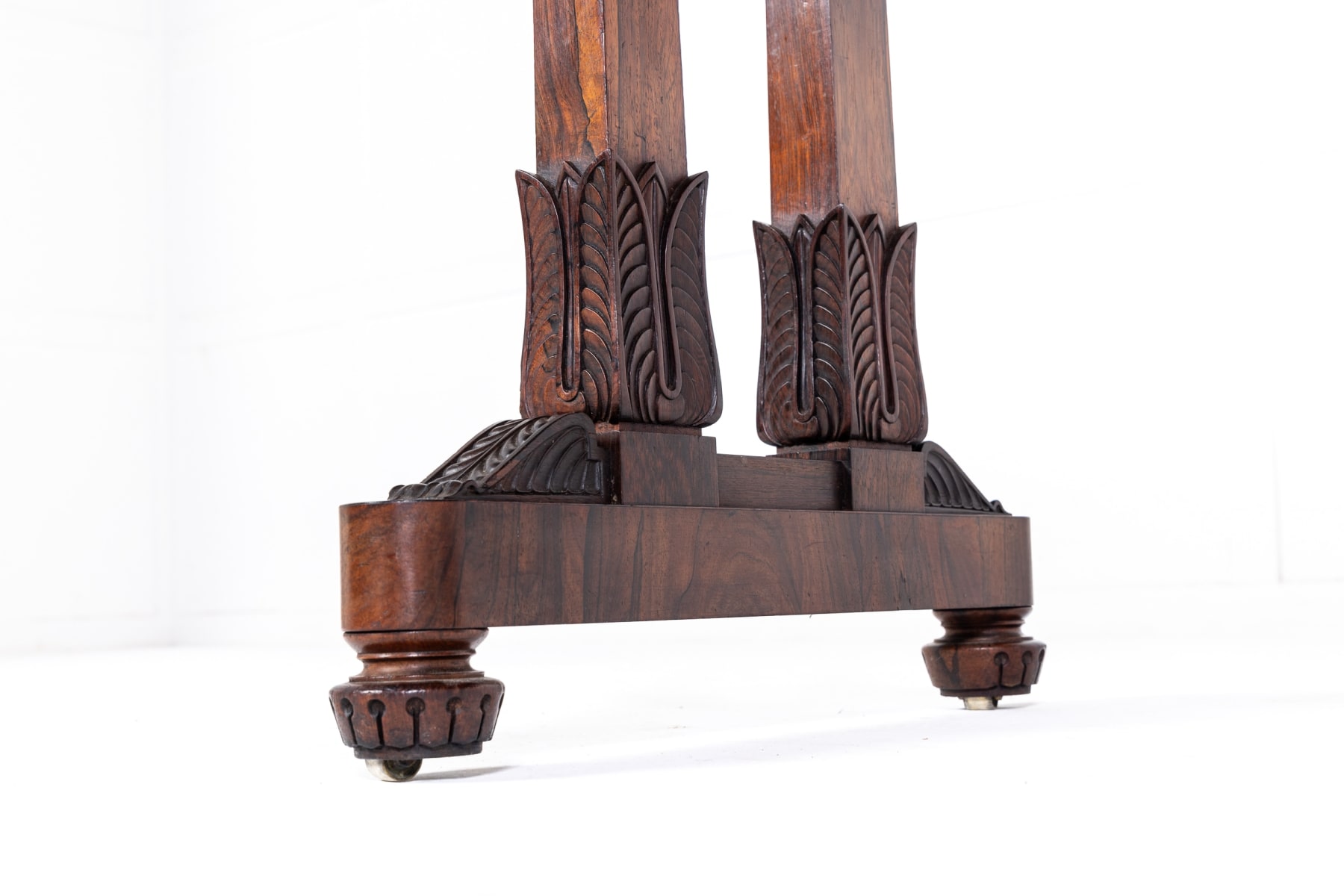 19th Century English Regency Rosewood Library Table