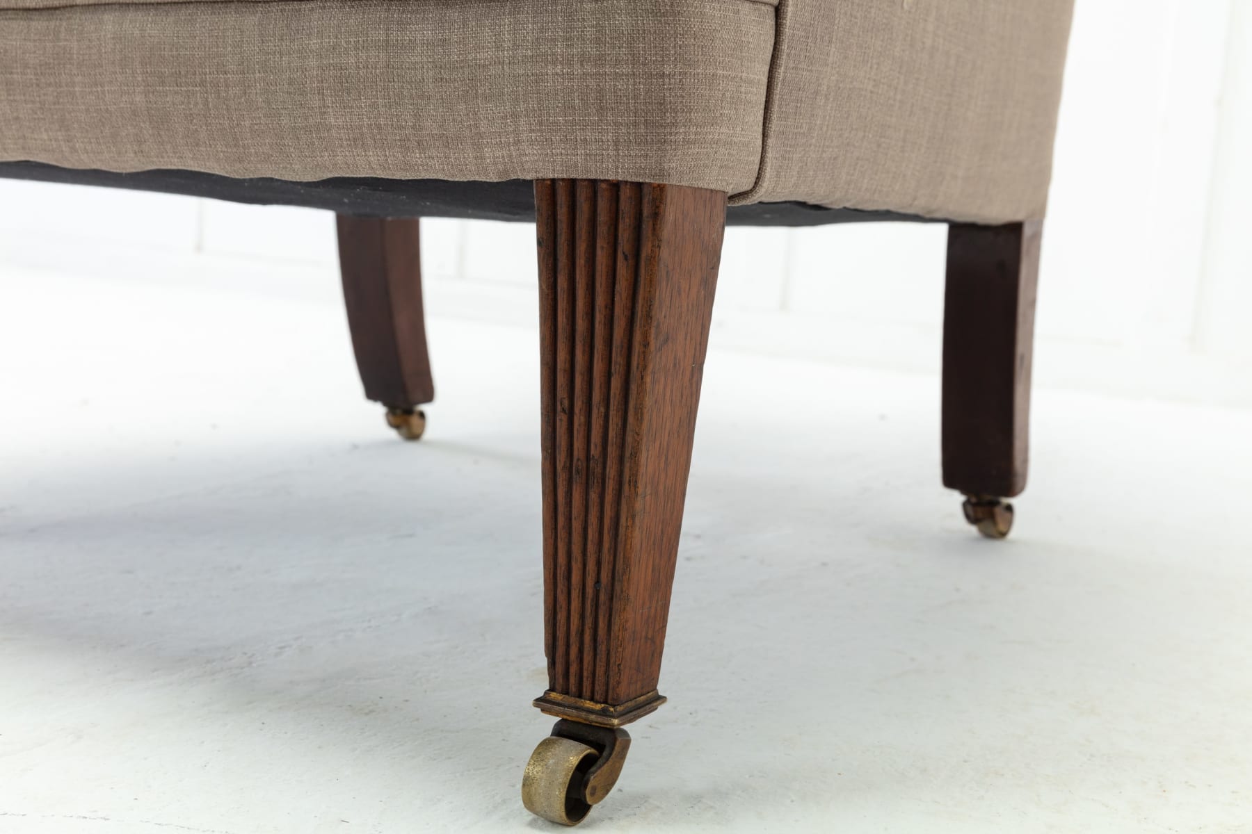 SOLD, 19th Century English Mahogany Wing Chair