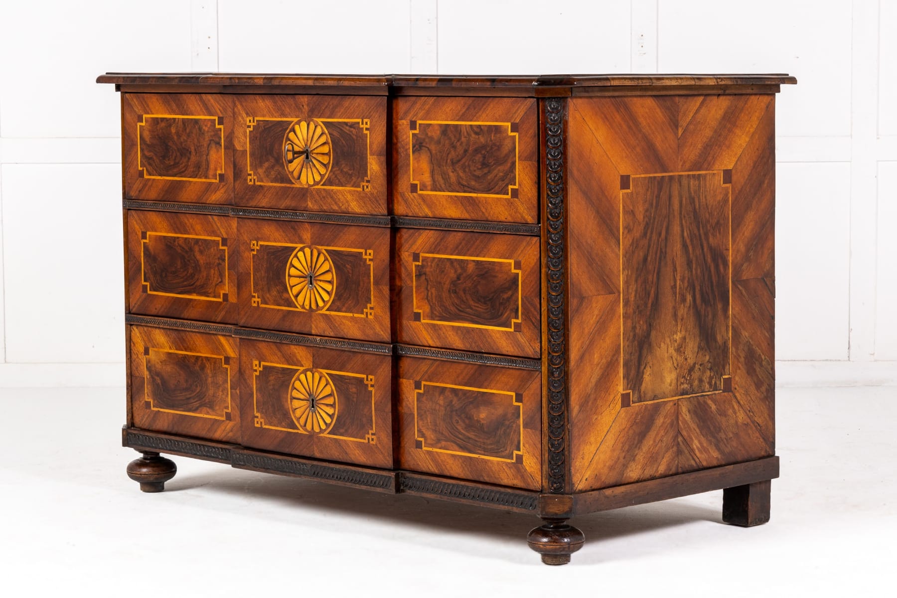 18th Century German Walnut Commode