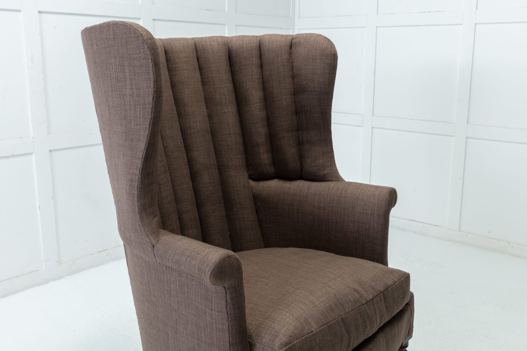 SOLD, 19th Century Regency Mahogany Barrel Back Armchair