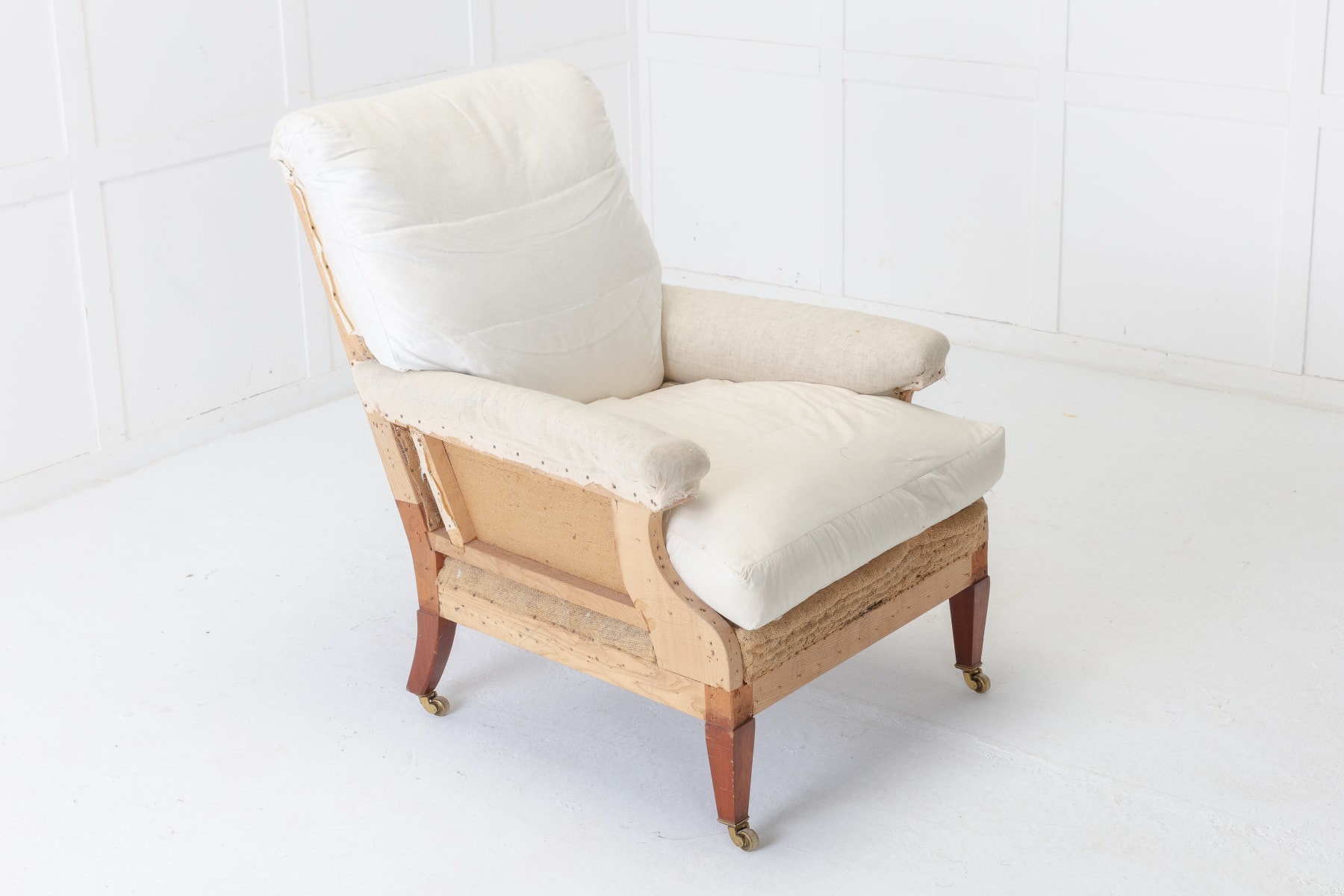 1950s English Howard Style Armchair Lee Wright Antiques
