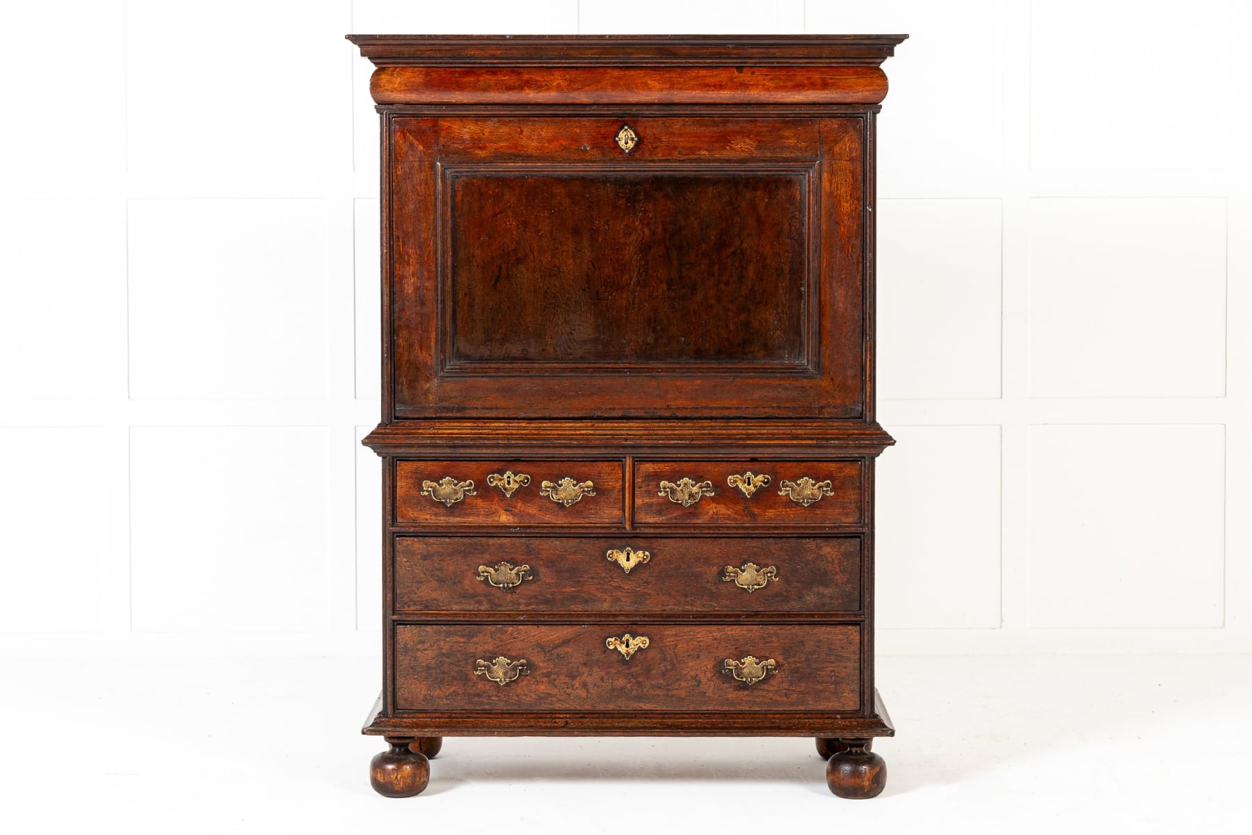 17th Century English William and Mary Period Walnut Escritoire