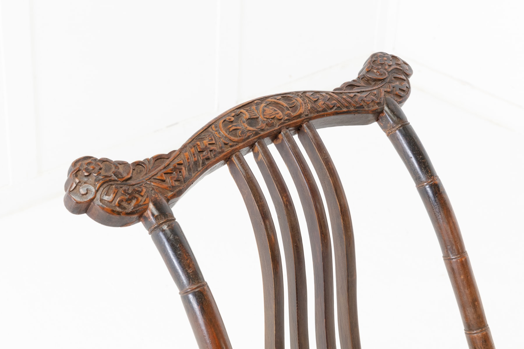 Pair of 19th Century Chinese Stargazing Chairs