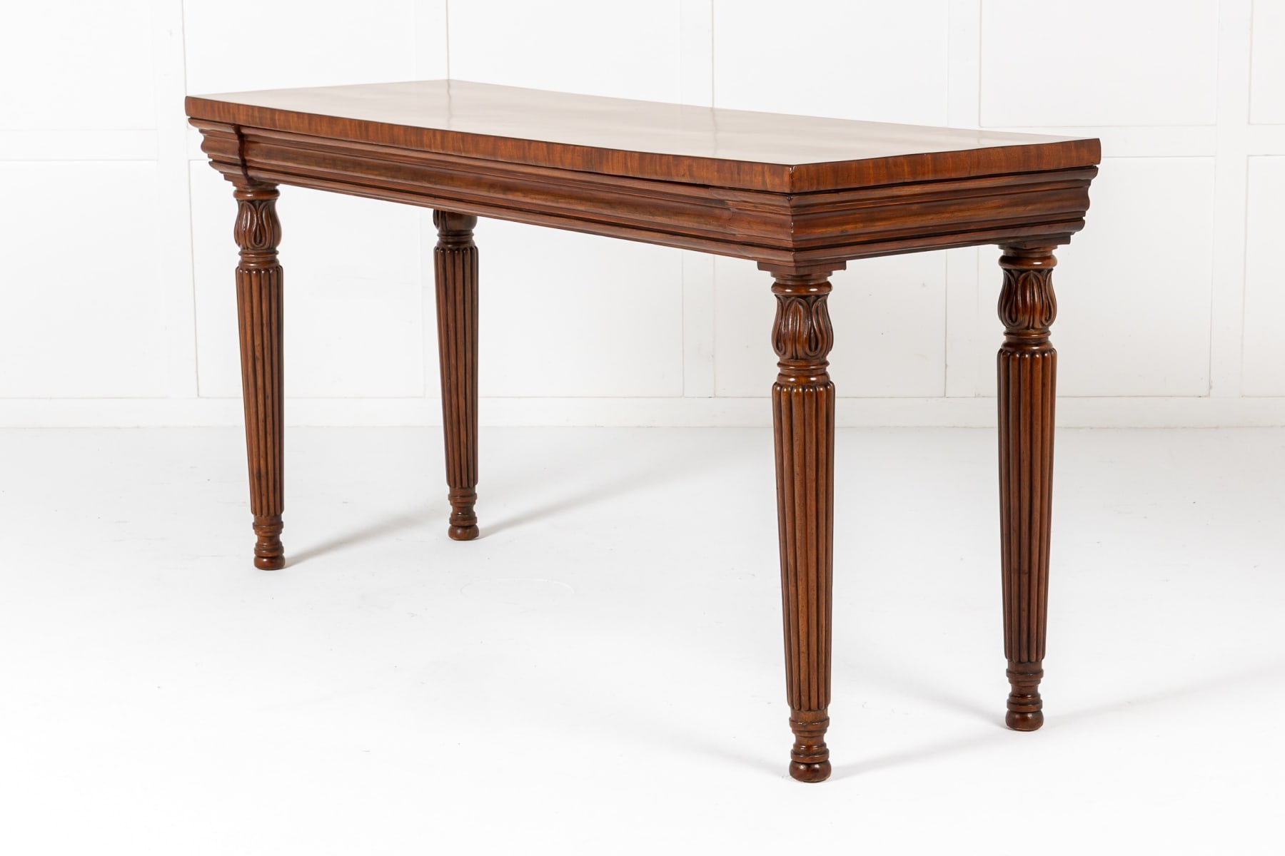 19th Century English Regency Mahogany Serving Table