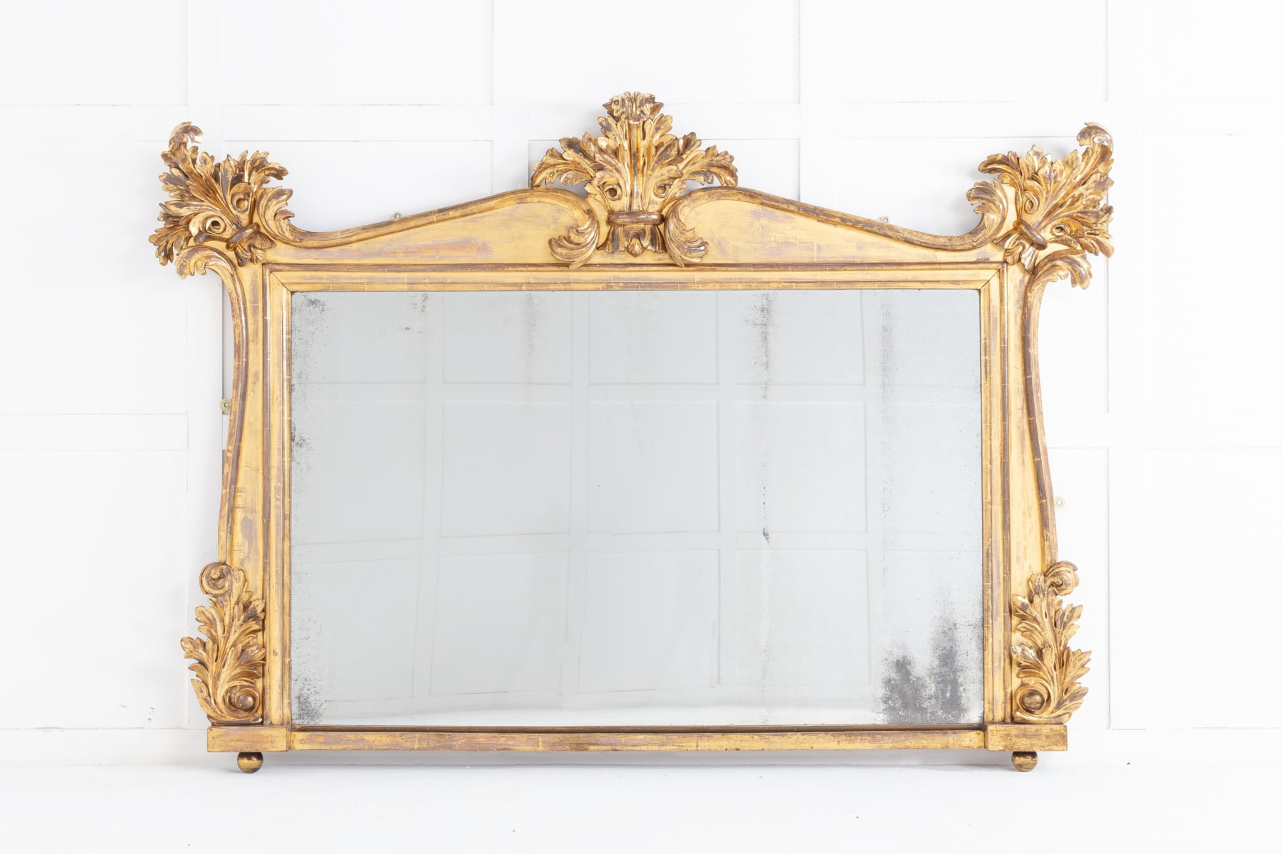 SOLD, Regency Giltwood Overmantel Mirror