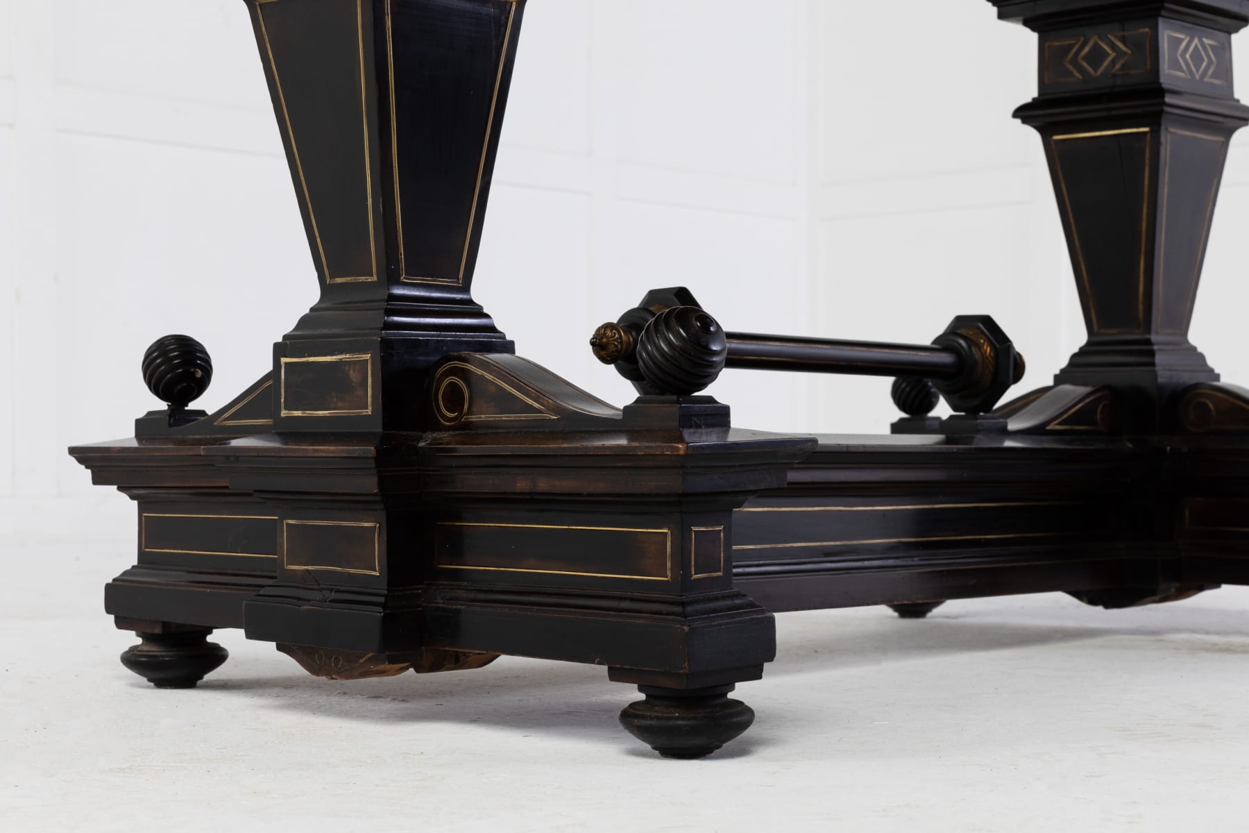 19th Century French Ebonised Side Table