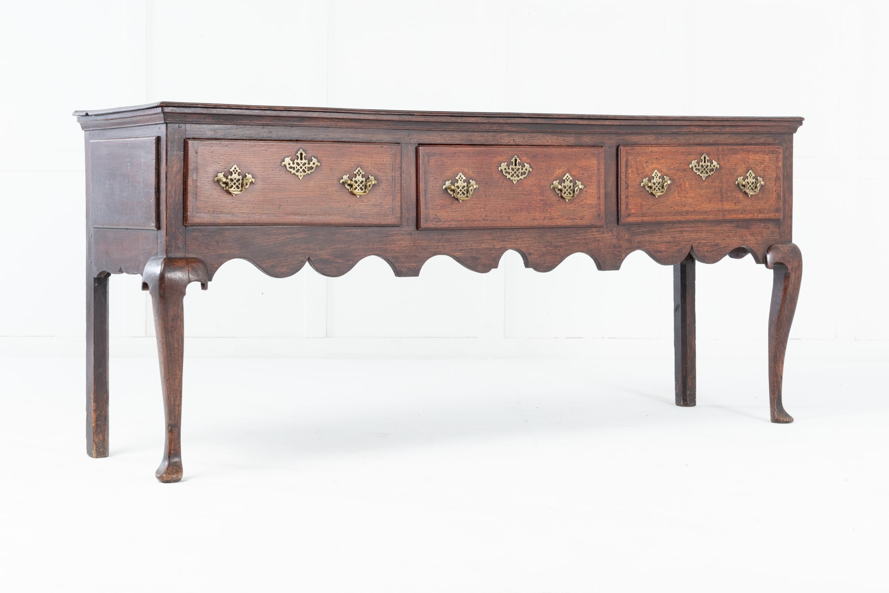 SOLD, Mid 18th Century Oak Dresser Base