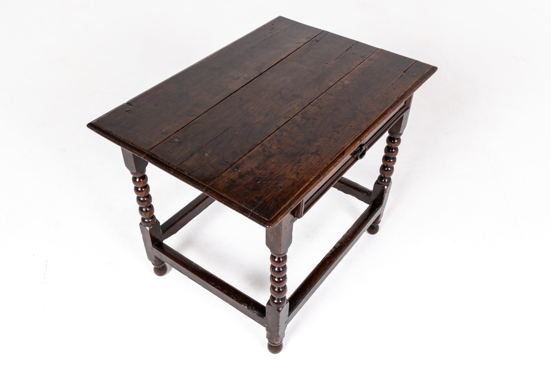 Small 17th Century English Oak Side Table