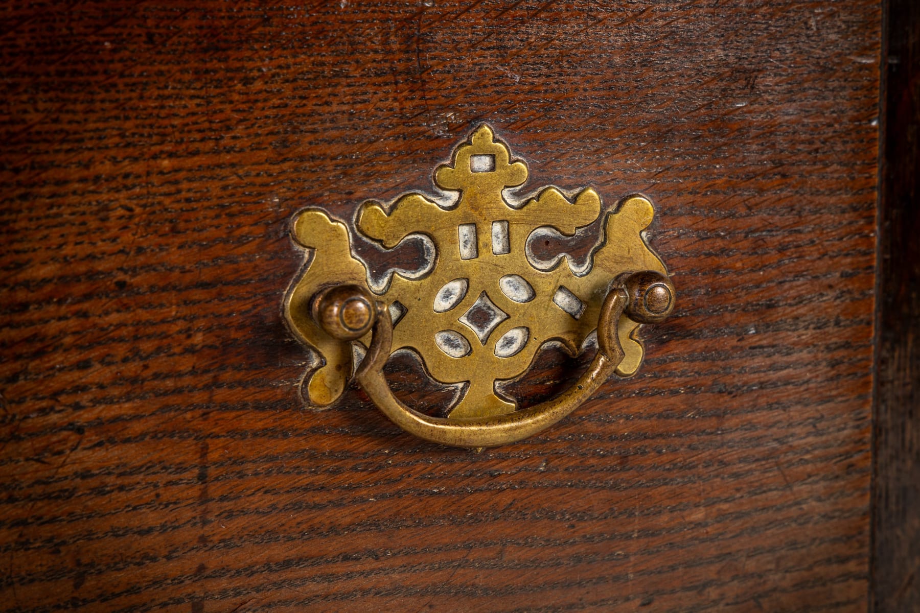 18th Century English Oak Dresser Base