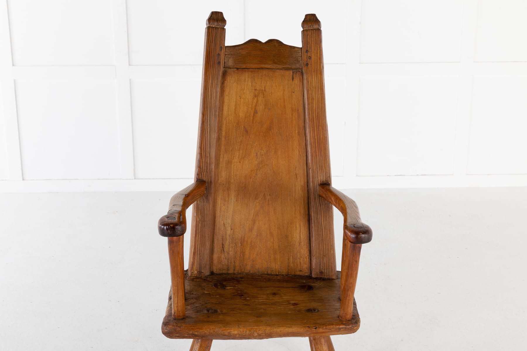 SOLD, 18th Century Belgian Primitive Ash Chair