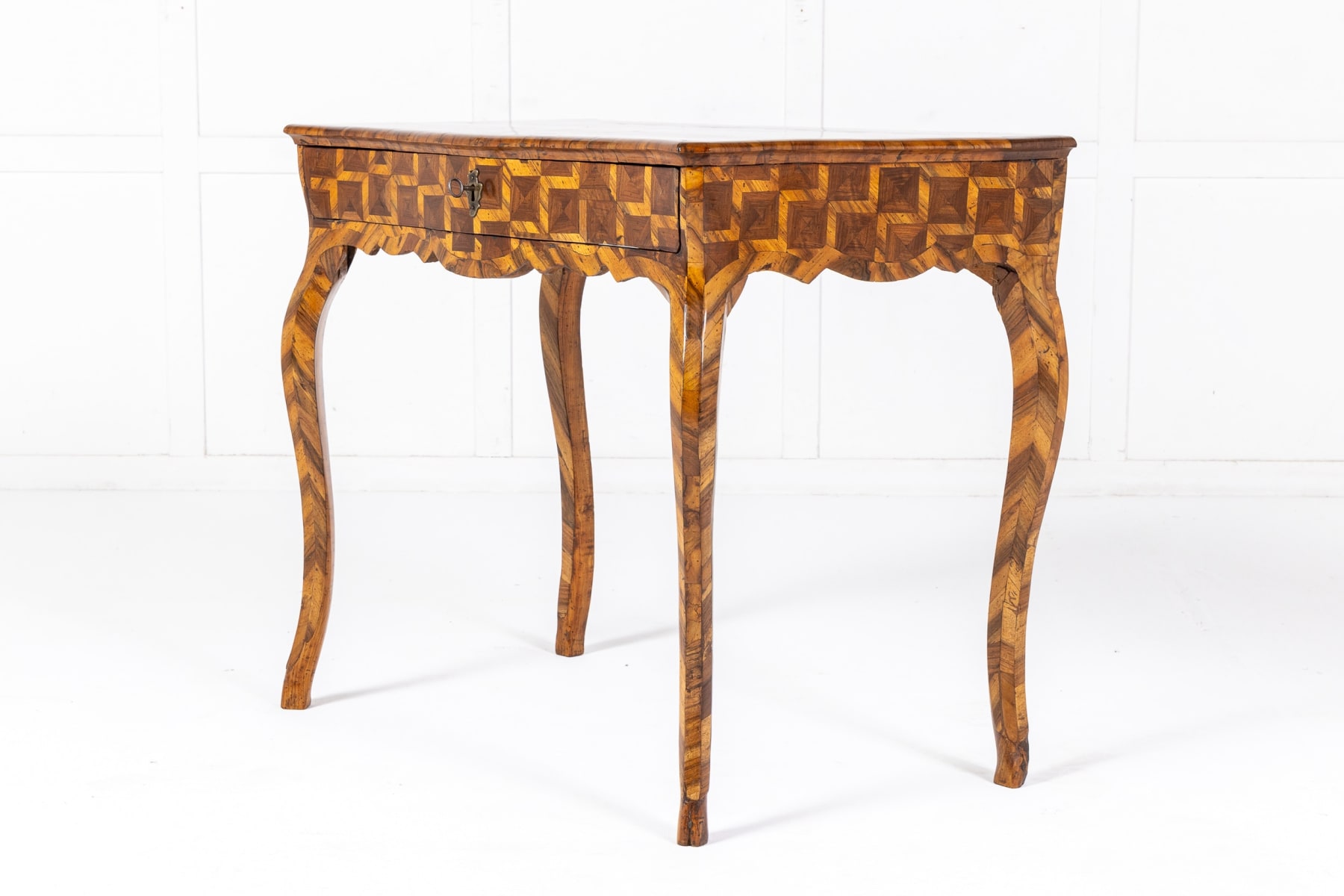 18th Century Italian Parquetry Side Table
