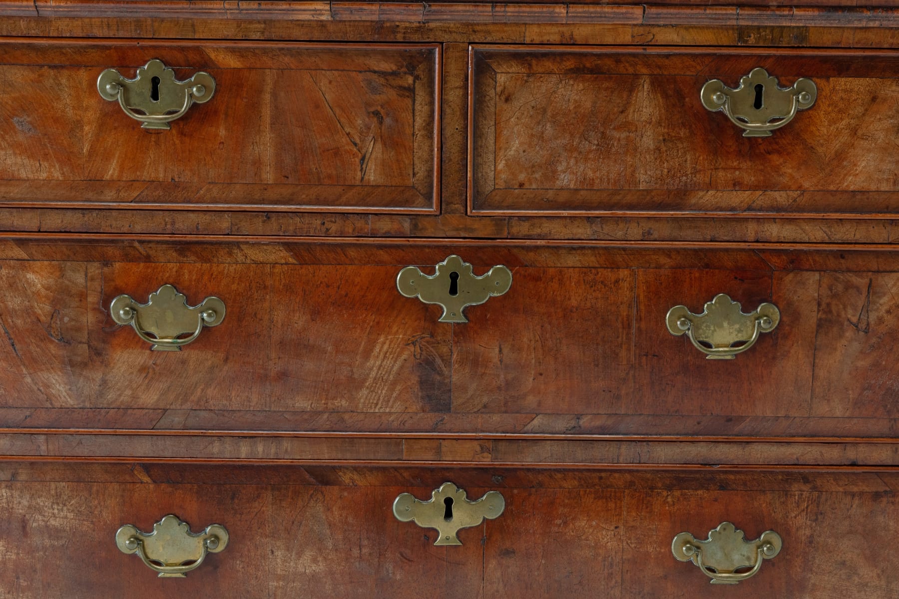SOLD, 18th Century Queen Anne Walnut Chest of Drawers