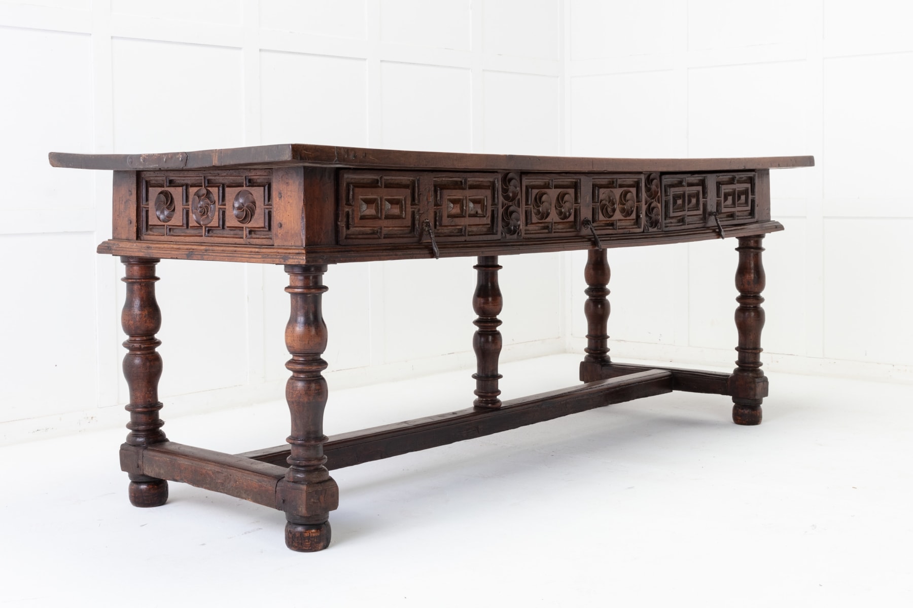 SOLD, Large 17th Century Spanish Walnut Table