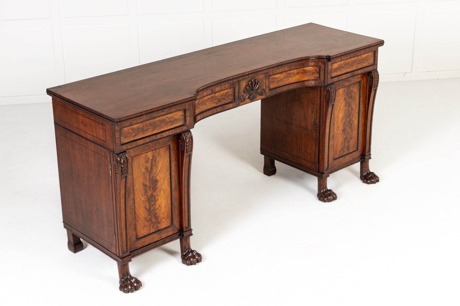 19th Century George IV English Regency Mahogany Sideboard