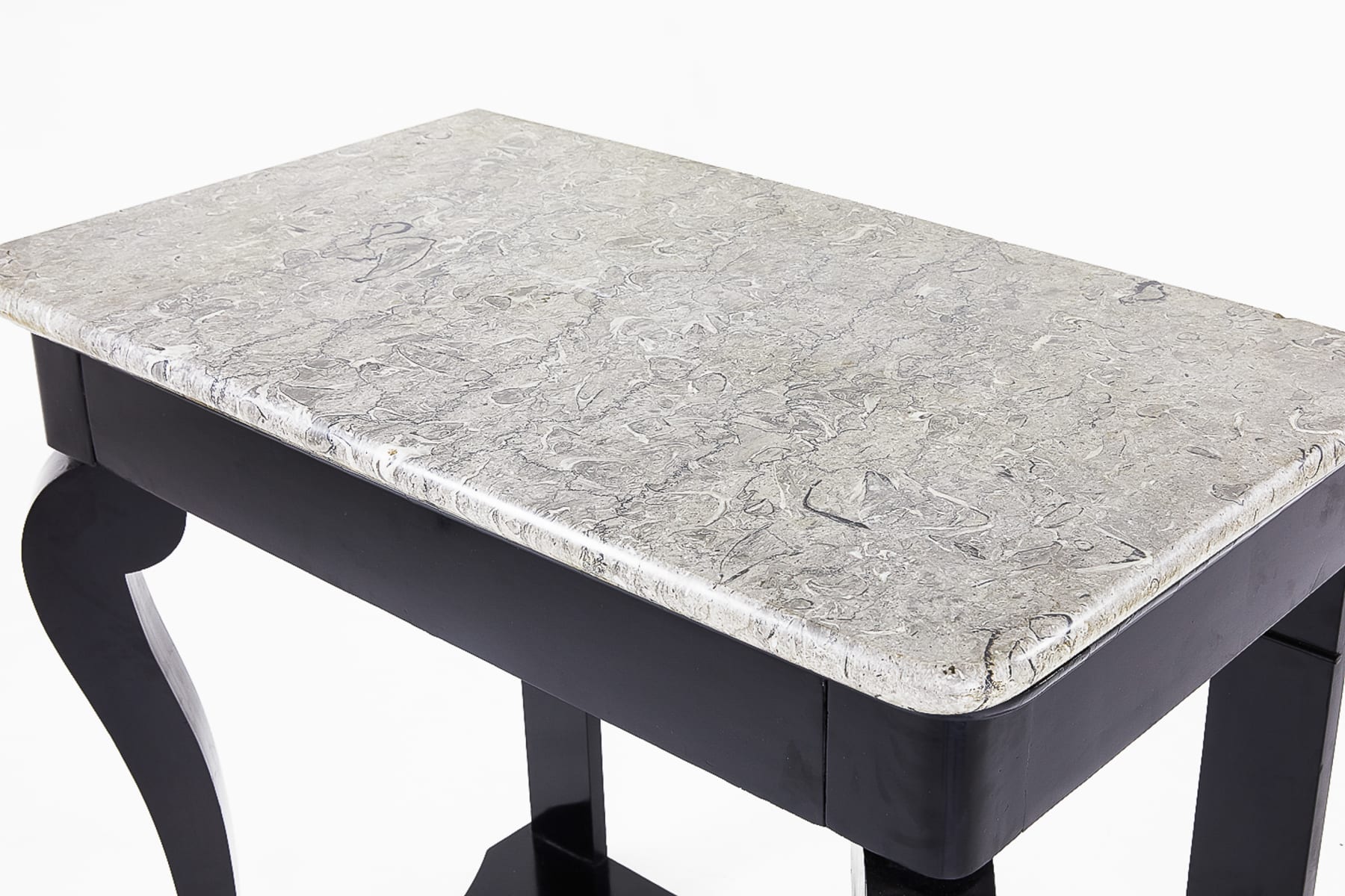 19th Century French Console Table with Marble Top