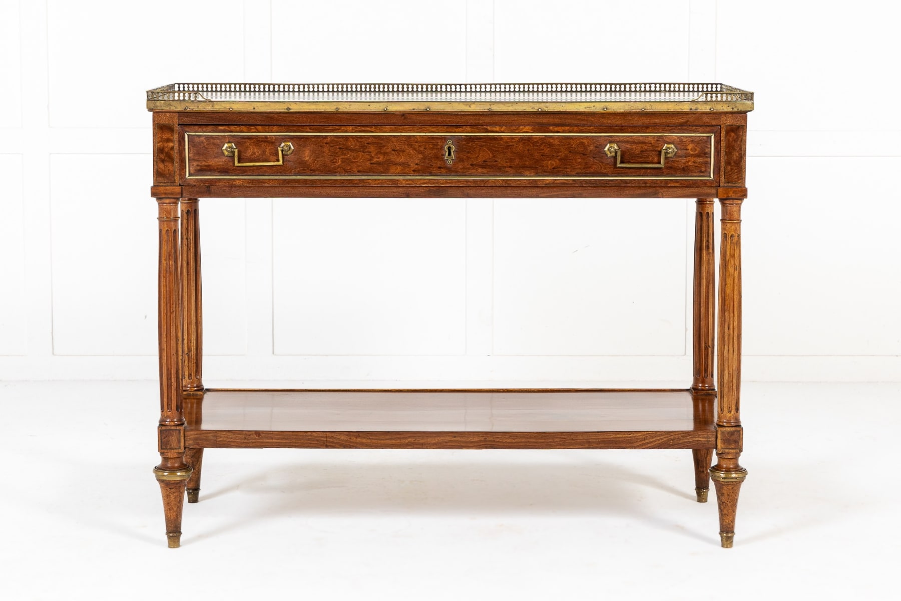 18th Century Louis XVI Period Mahogany Console Table