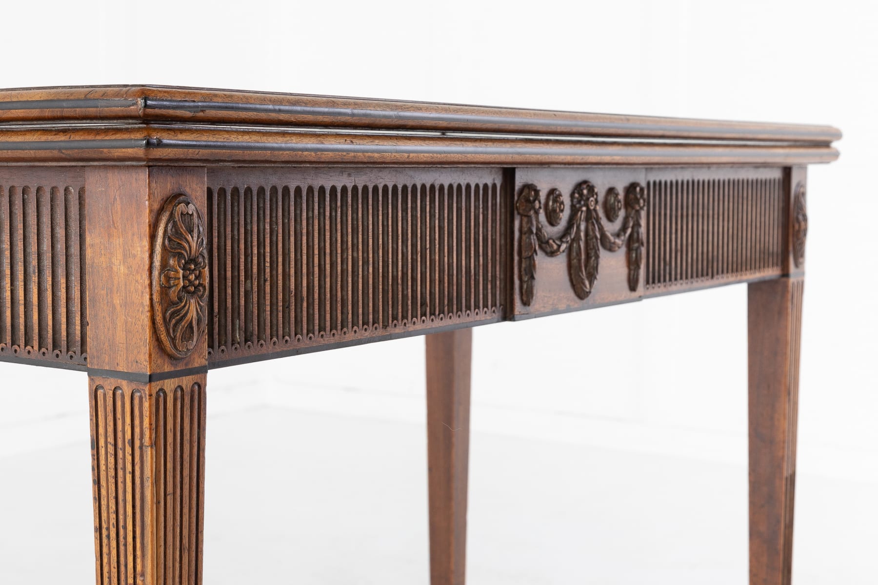 18th Century George III Mahogany Tea Table