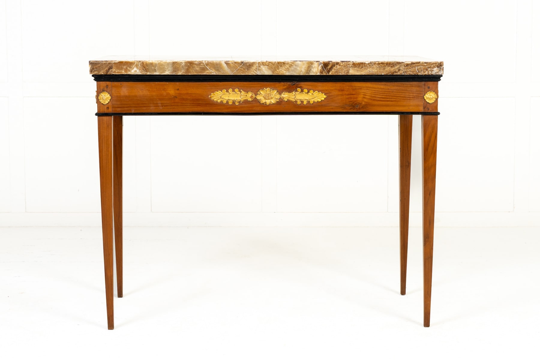 Pair of 18th Century Italian Cherrywood Consoles
