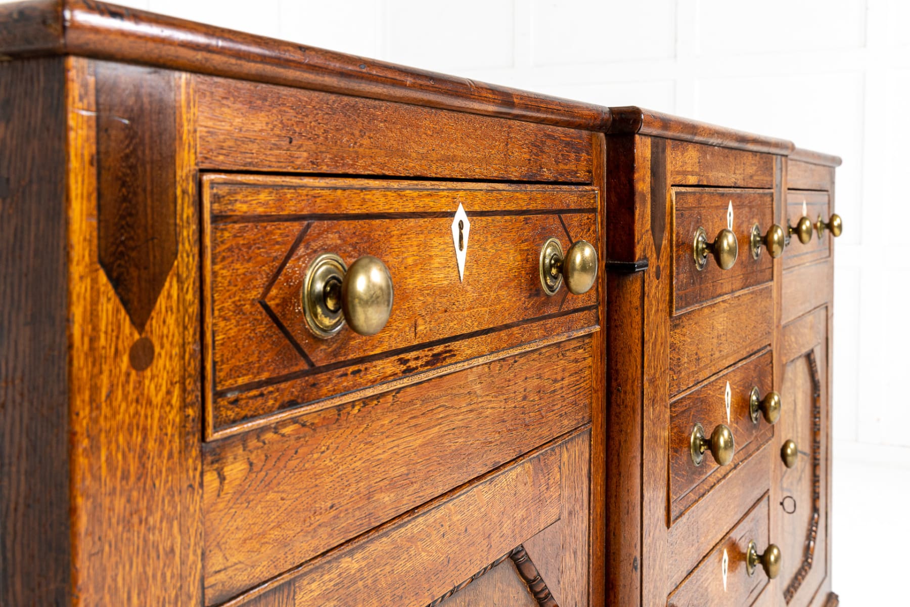 Early 19th Century Oak Dresser Base