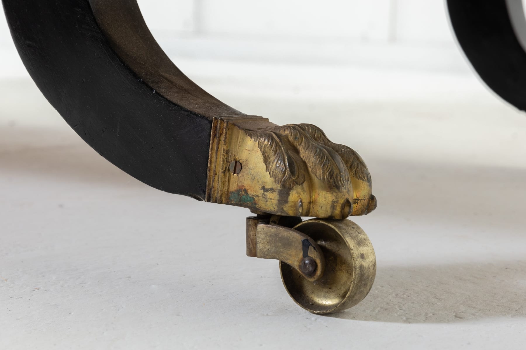 19th Century Ebonised Chaise Longue