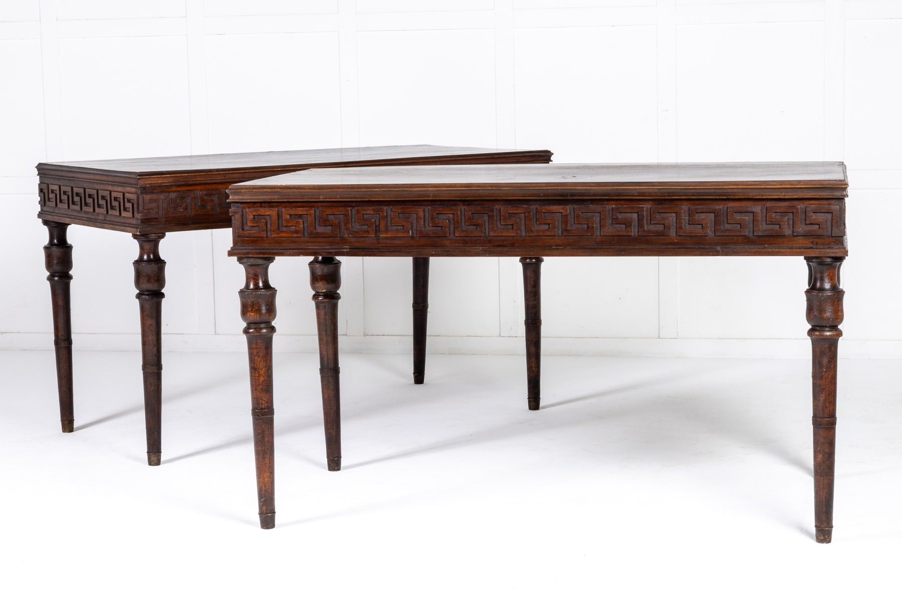 Pair of 18th Century Walnut Console Tables