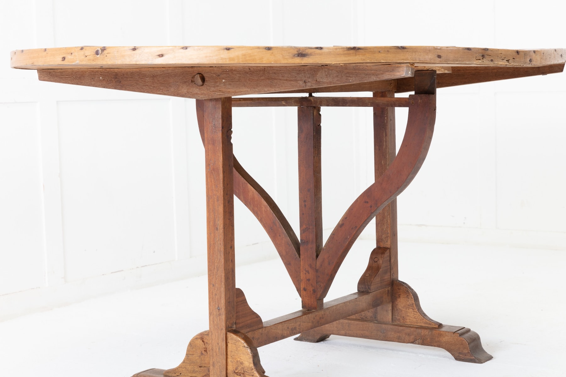 SOLD, 19th Century French Oak Vendange Table