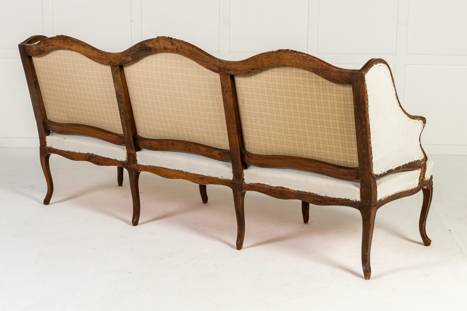 19th Century French Walnut Sofa