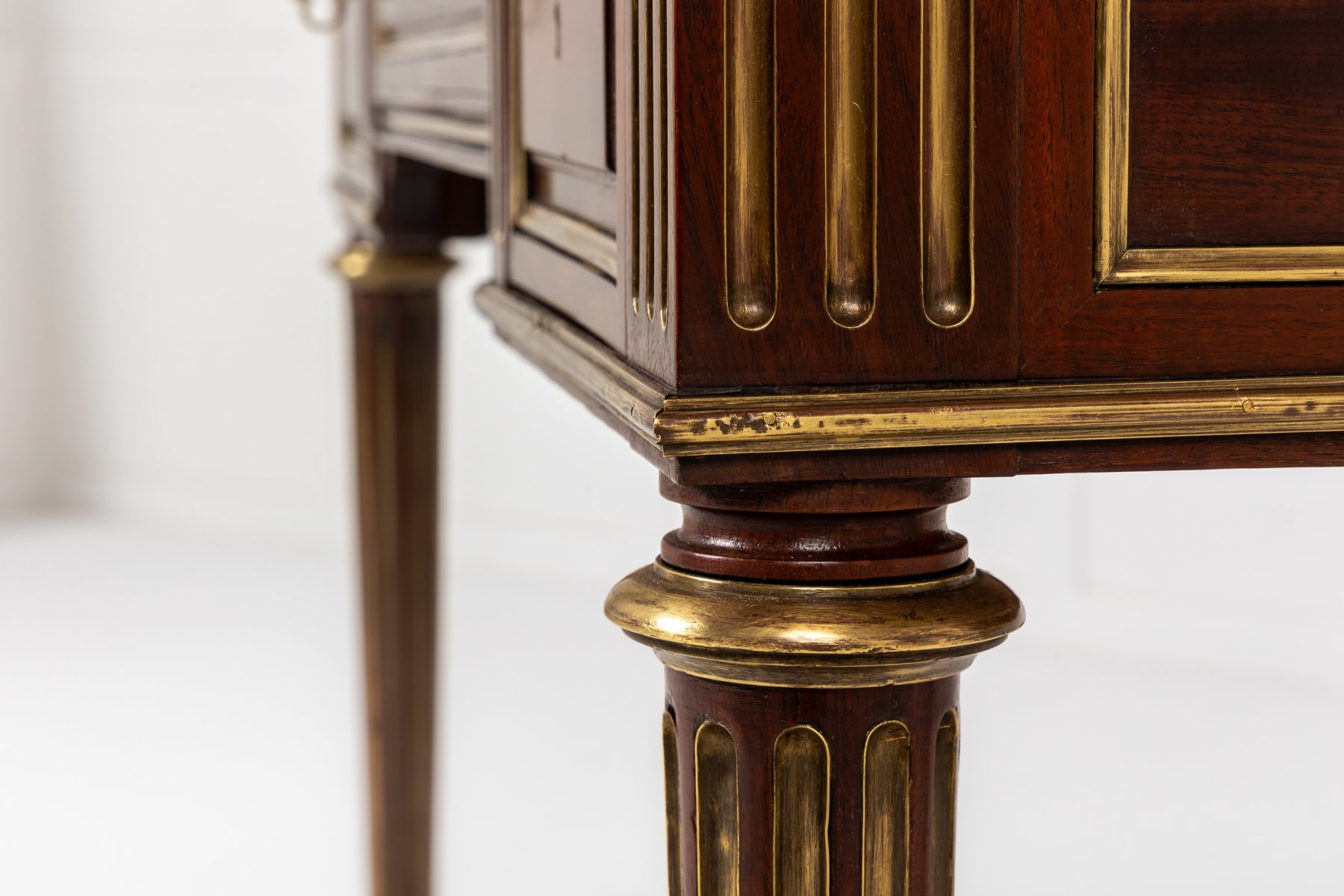 19th Century French Mahogany Bureau Plat