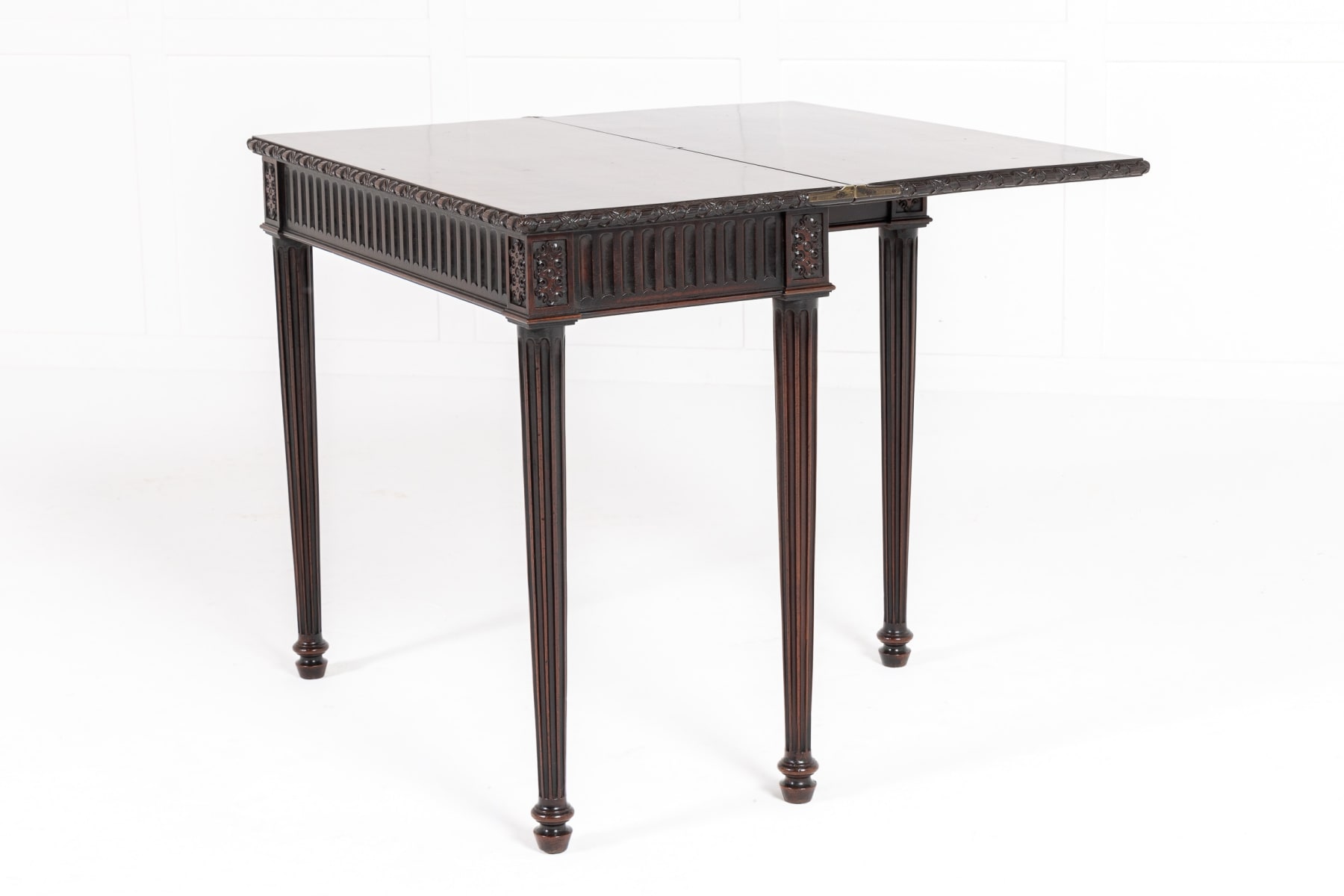 18th Century George III Mahogany Tea Table