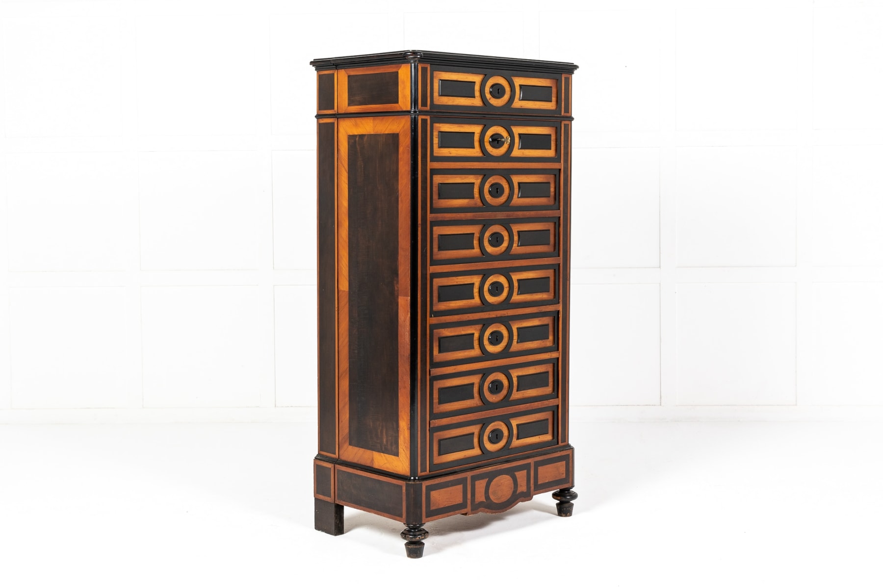 19th Century French Ebony and Kingwood Secrétaire