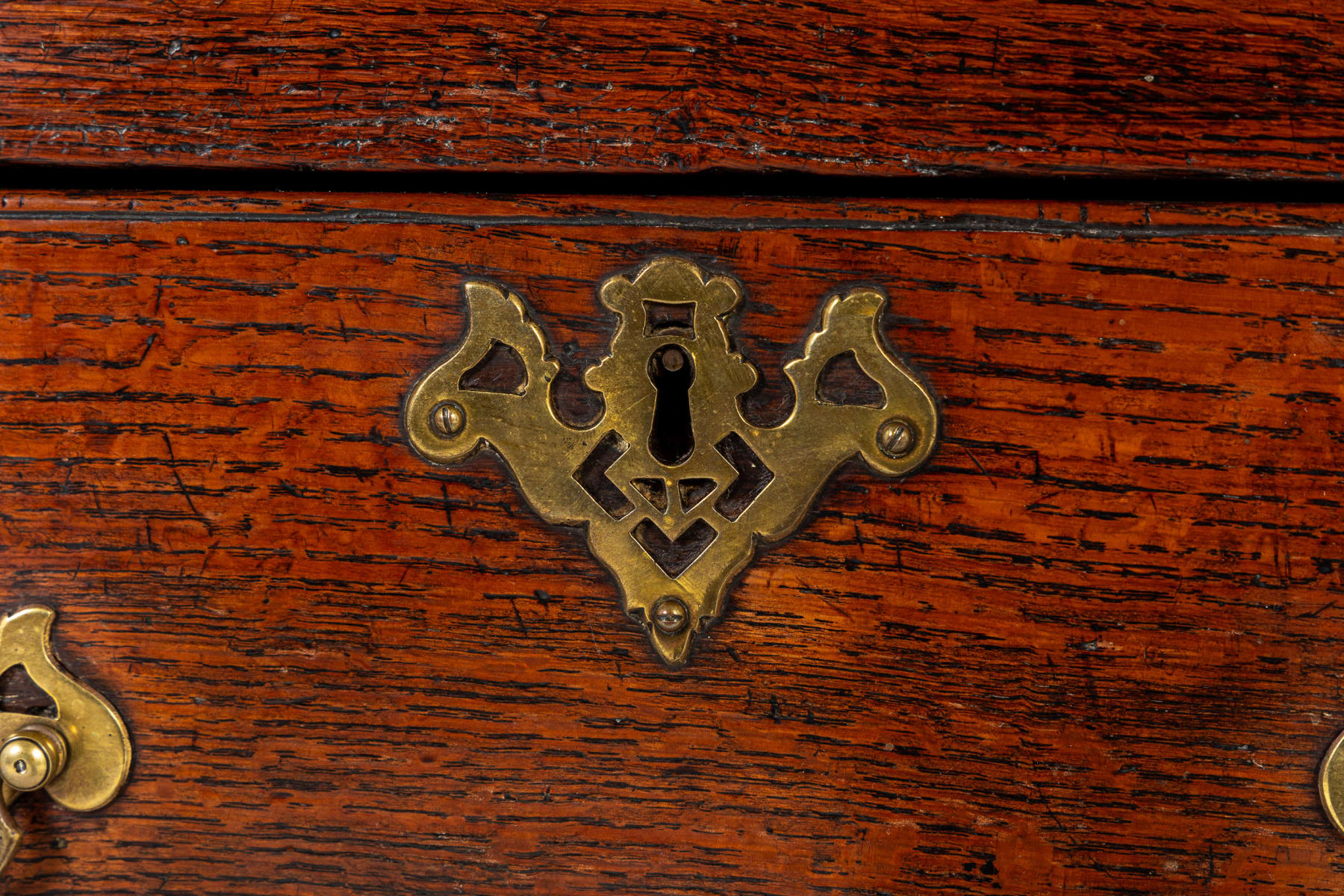 18th Century English Oak Dresser Base