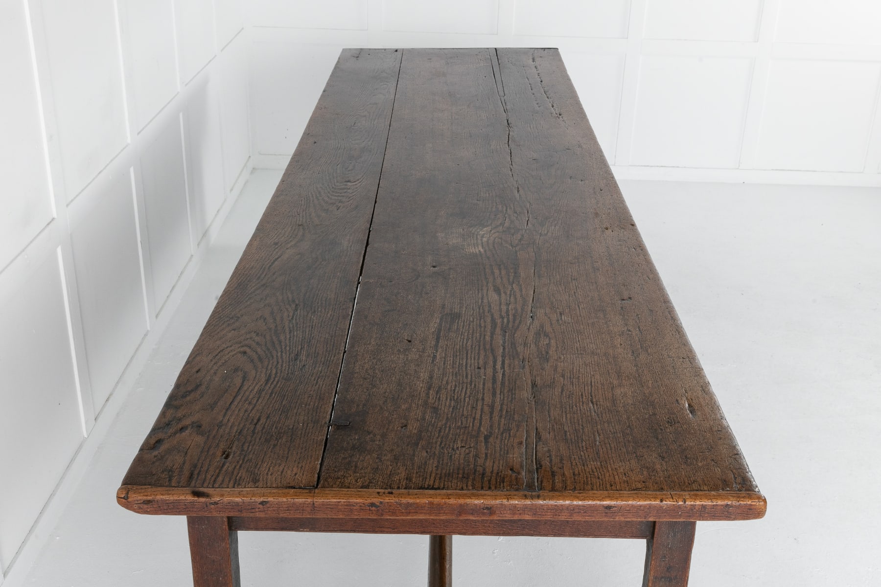 SOLD, Large 18th Century Oak Farmhouse Table