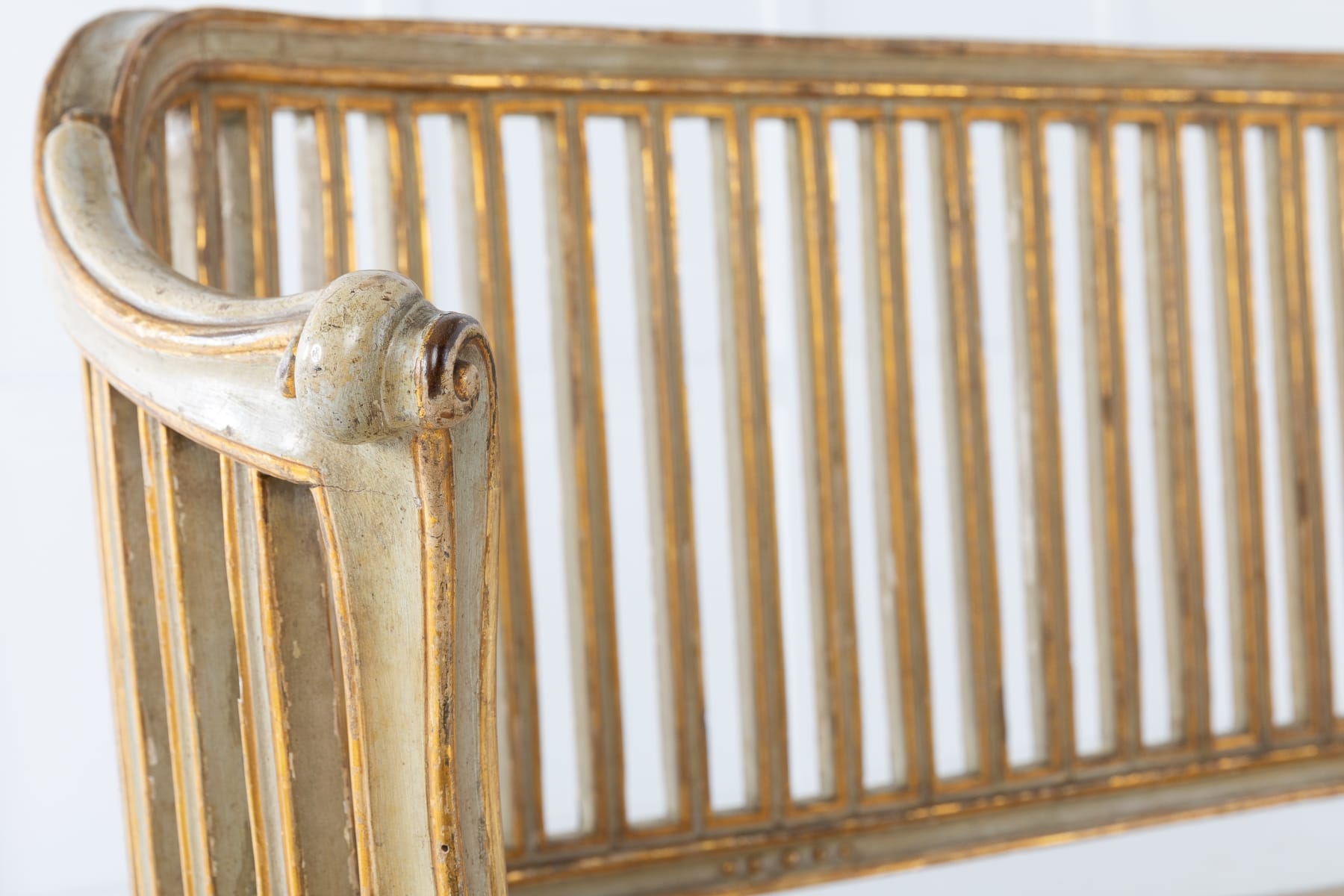 Sofa with Slatted Back