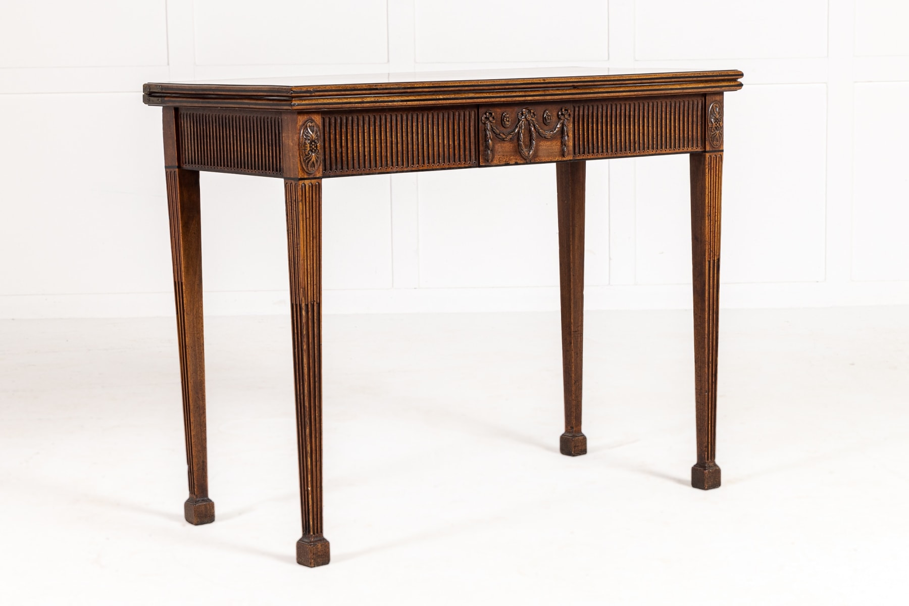 18th Century George III Mahogany Tea Table