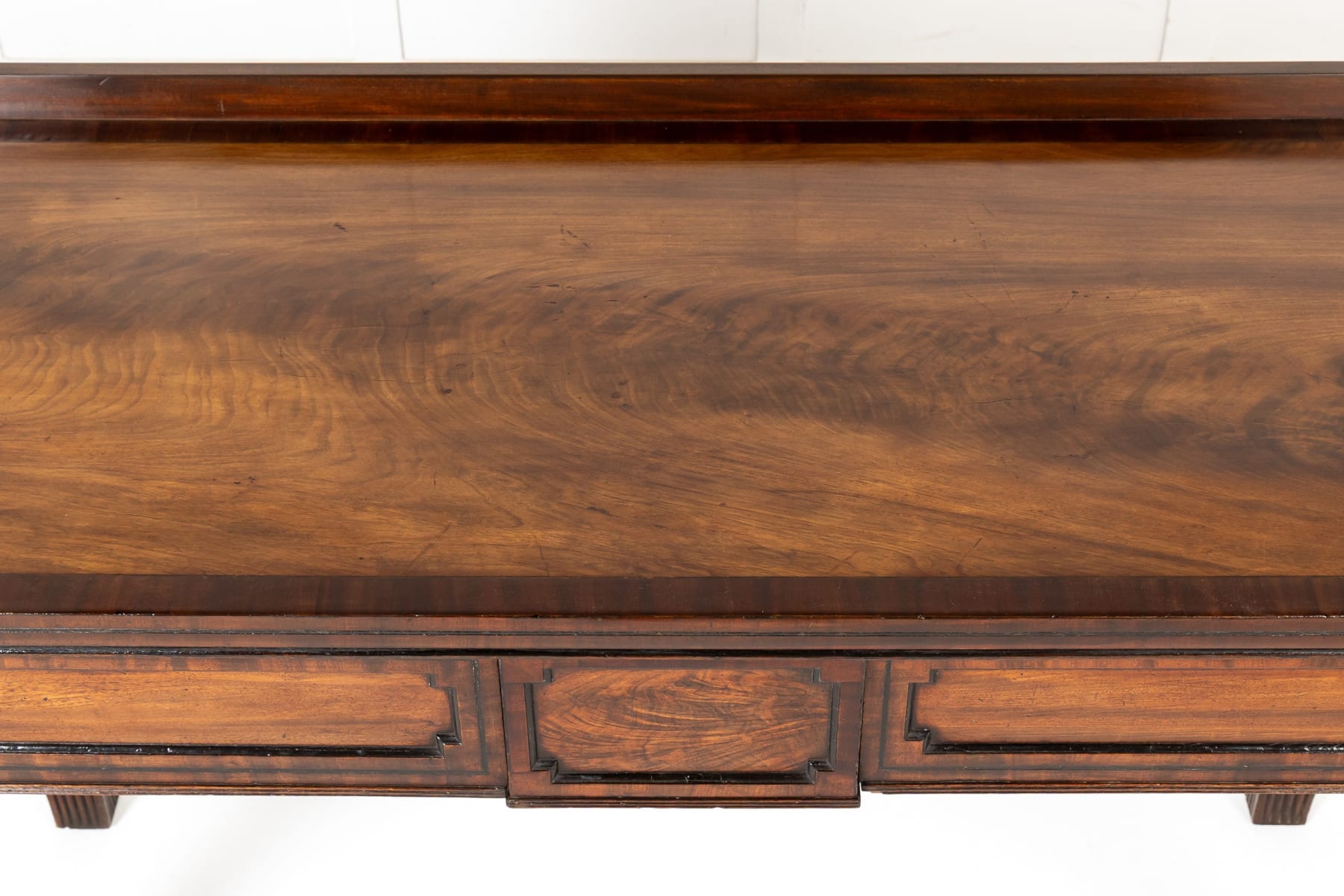 19th Century English Regency Mahogany Serving Table