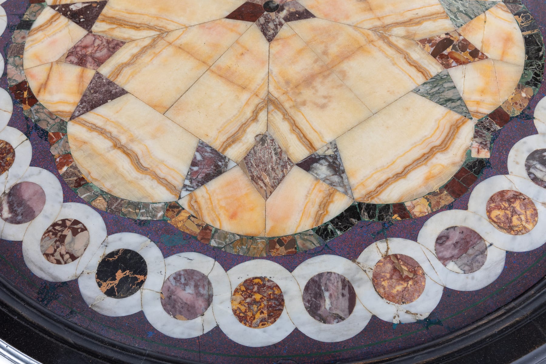 19th Century Specimen Marble Top Table