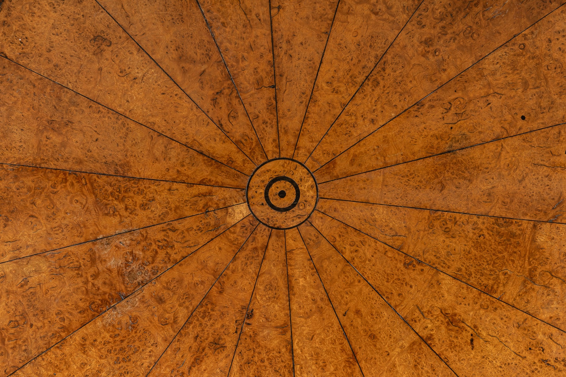 19th Century English Burr Elm Centre Table