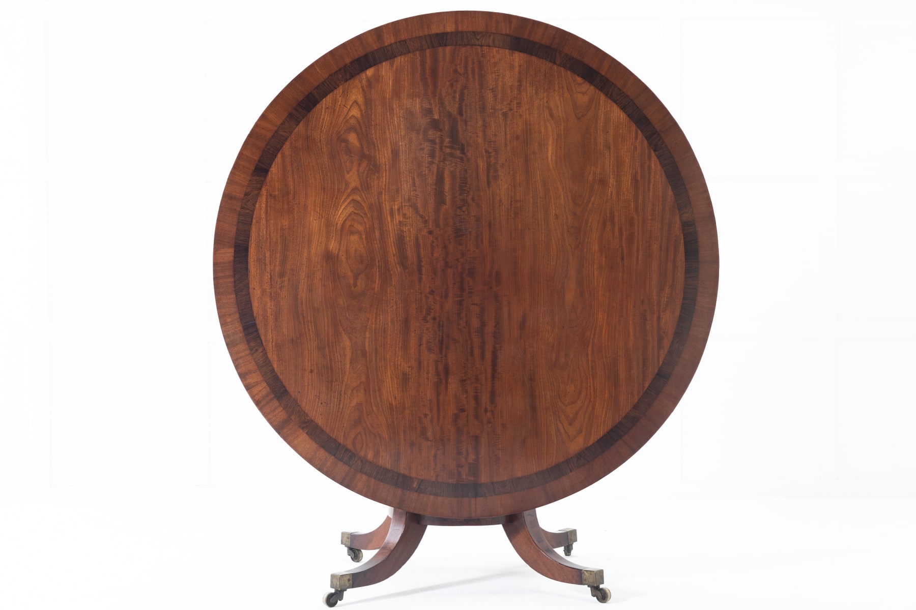 19th Century Regency Mahogany Large Circular Centre Table