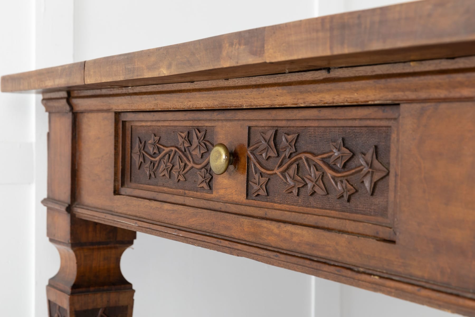 SOLD, Large 19th Century Italian Walnut Dining Table