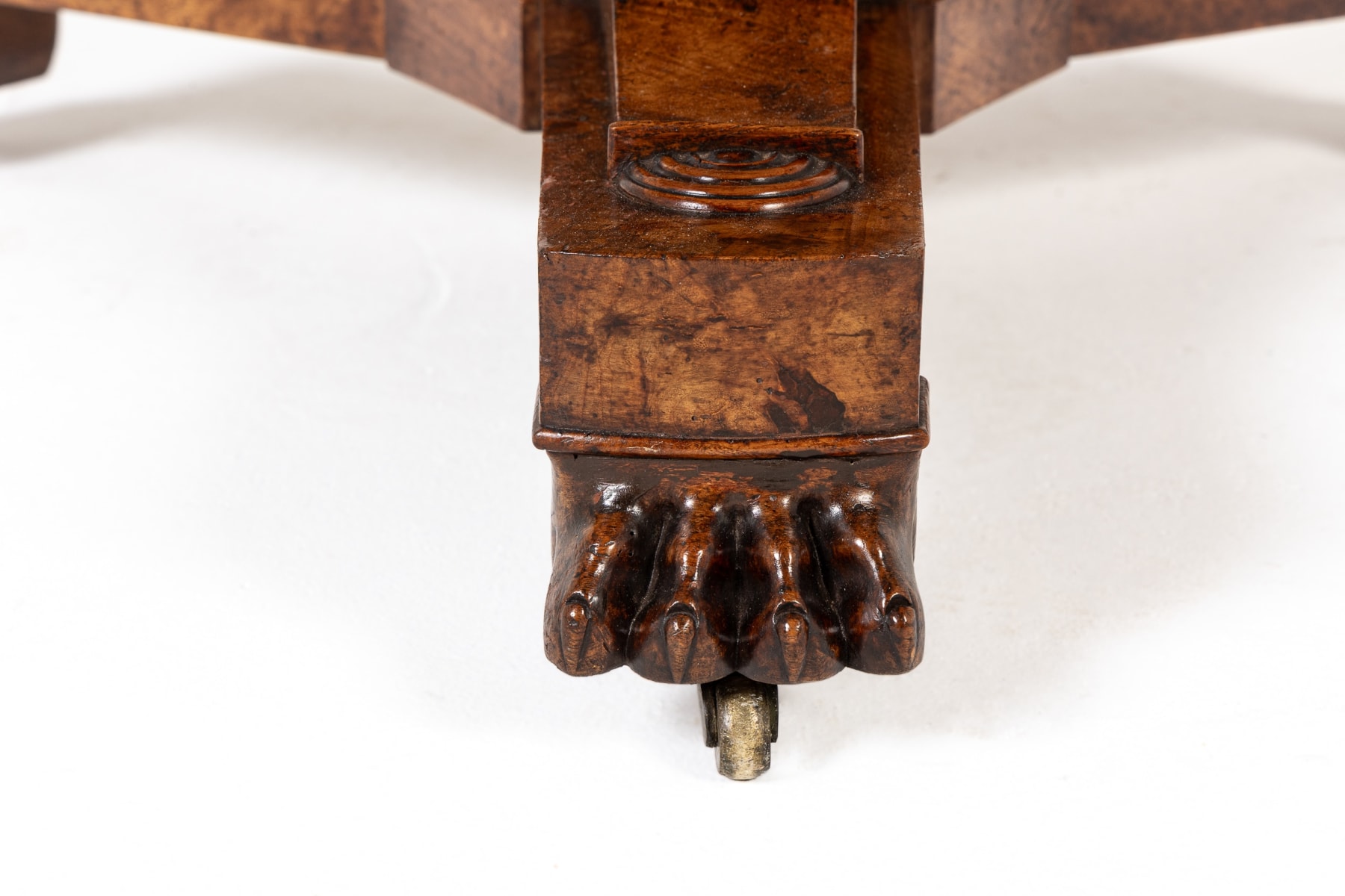 19th Century French Burr Ash Guéridon
