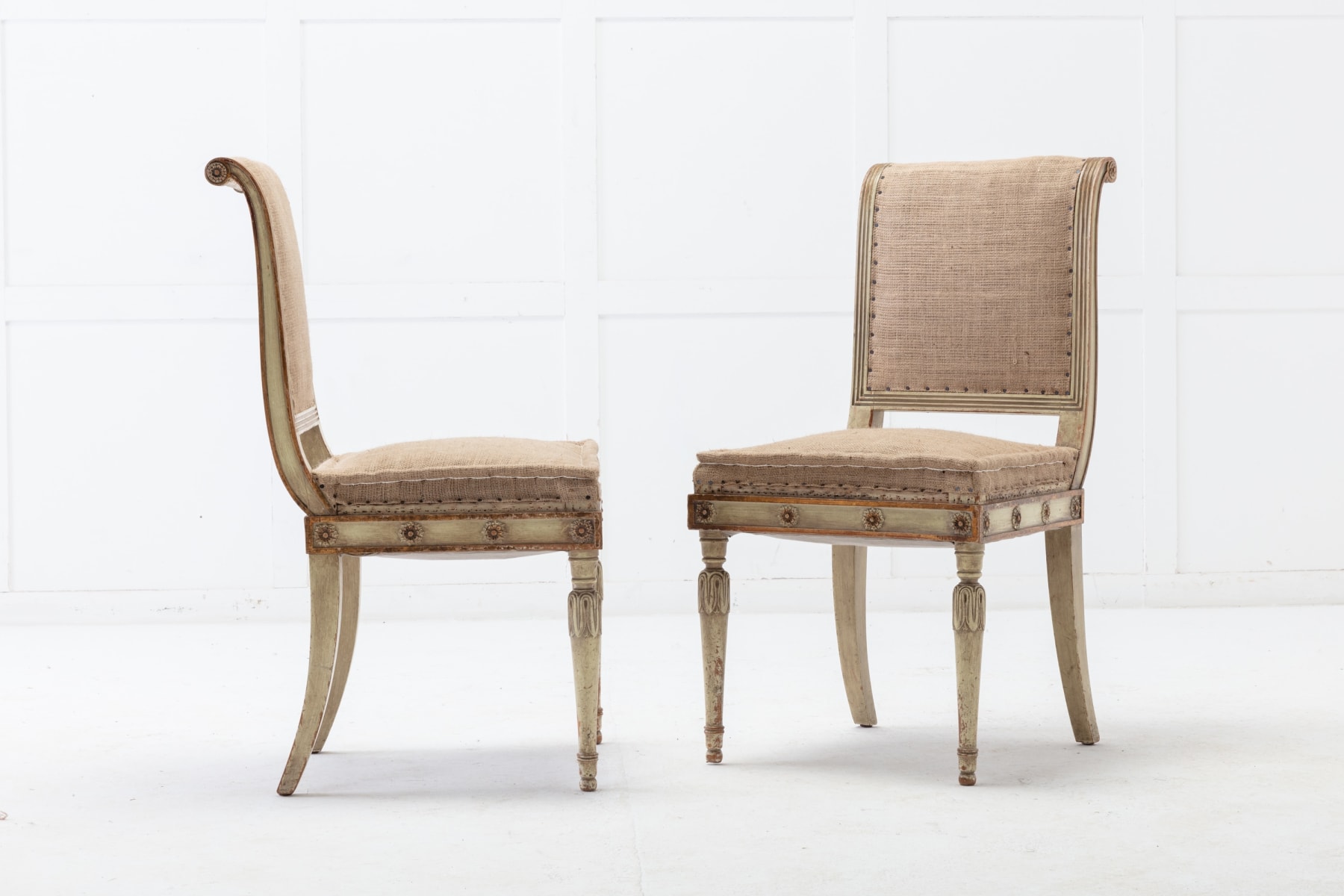SOLD, Set of Eight 1930s French Dining Chairs