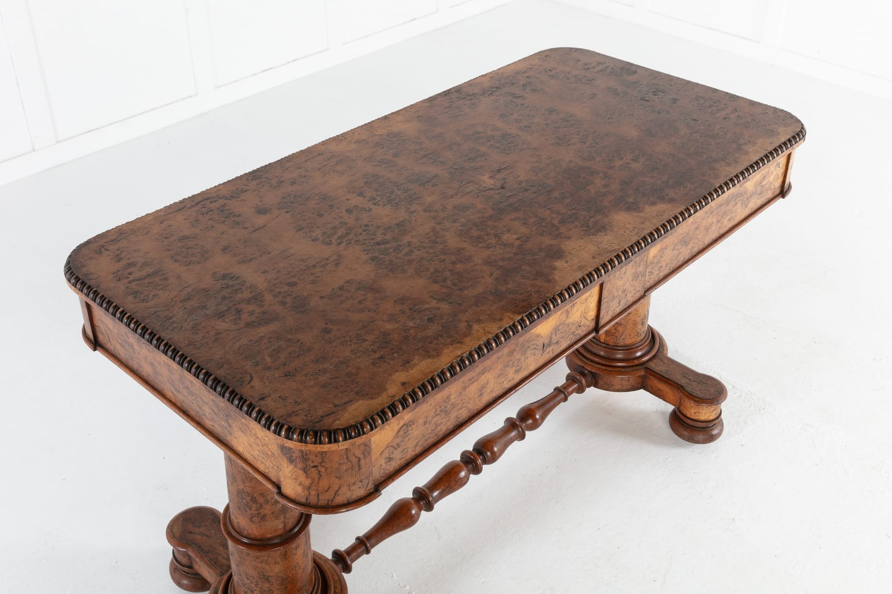 SOLD, 19th Century Pollard Oak Writing Table